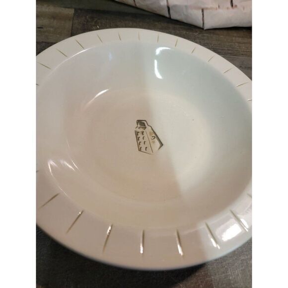 Pottery Barn pasta prep‎ cheese grater Bowl plate ceramic - Picture 2 of 6
